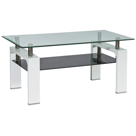 Lisa II bench in white lacquer Signal