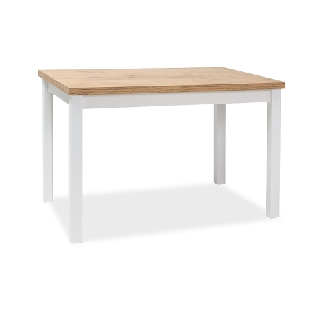 Adam oak lancelot/white matt table 120x68 Signal