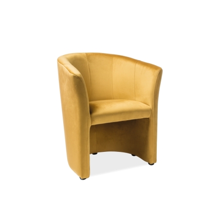 Tm-1 Curry Bluvel 68 velour armchair Signal
