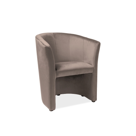 Armchair Tm-1 Beige Bluvel 28 velour Signal