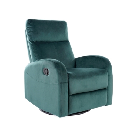 Folding armchair Olympus Velvet Green Bluvel 78 Signal