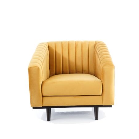 Asprey 1 Velvet Curry Bluvel 68 armchair Signal