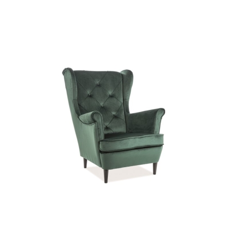 Lady Velvet armchair Green Bluvel 78 Signal