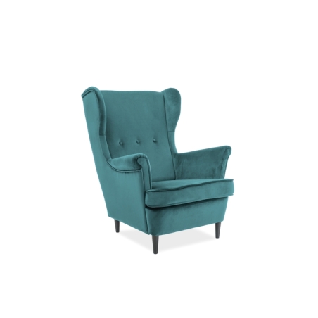 Lord Velvet Turquoise Bluvel Armchair 85 Signal