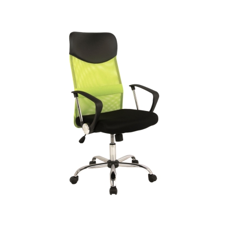 Swivel armchair Q-025 green/black Signal