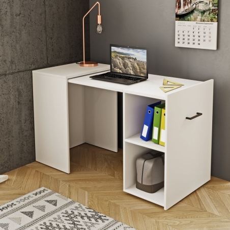 Smart pull-out desk white matt Helvetia Wieruszów