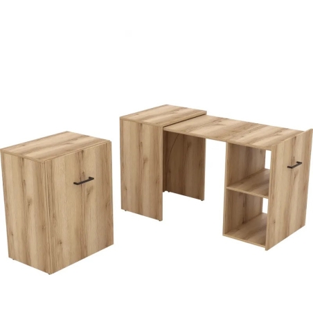 Smart pull-out desk natural oak Helvetia Wieruszów