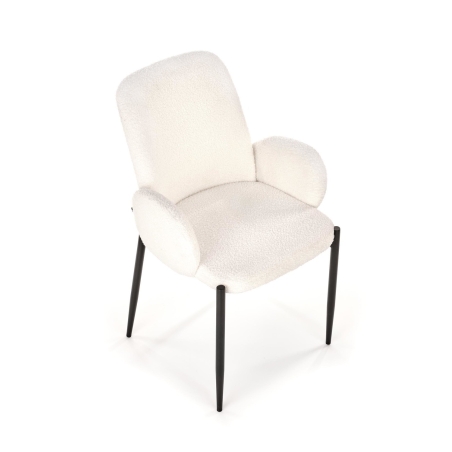 K477 chair in bouclé fabric Halmar