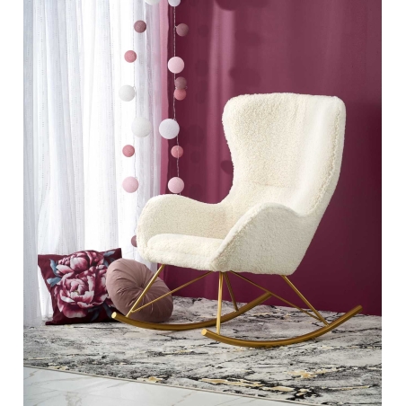 Liberto armchair in bouclé fabric Halmar