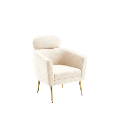 Melisa armchair in bouclé fabric Halmar