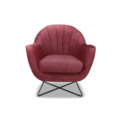 Fuelta armchair with metal base Bydgoskie Meble