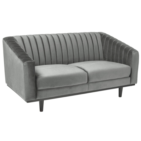 Sofa Asprey 2 Velvet grey Bluvel 14 Signal