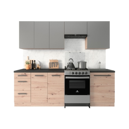 Kitchen Aspen Grey 240 Gała Meble