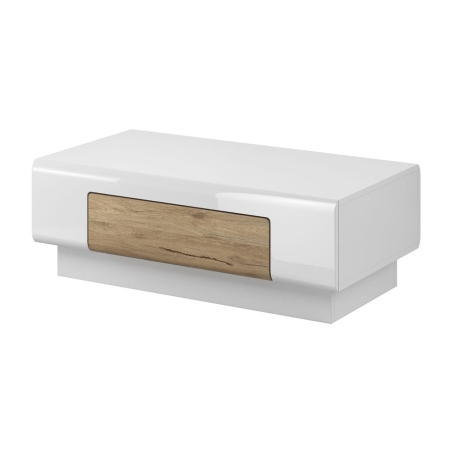Coffee Table Toledo Type 99 White Laminate / San Remo Helvetia Wieruszów