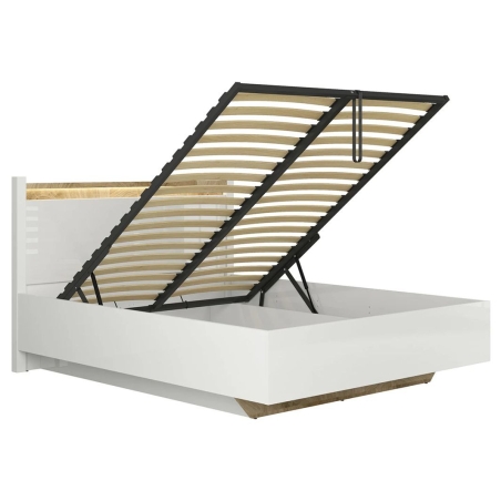 Alameda 160 bed with box Black Red White