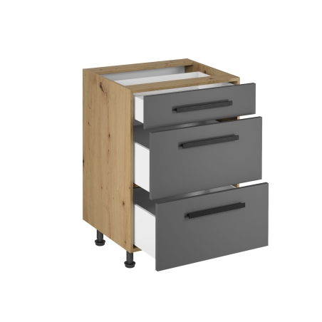 Base cabinet D60S3 with drawers Gala Meble