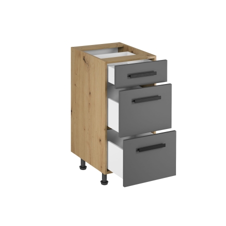 Base cabinet D40S3 with drawers Gala Meble