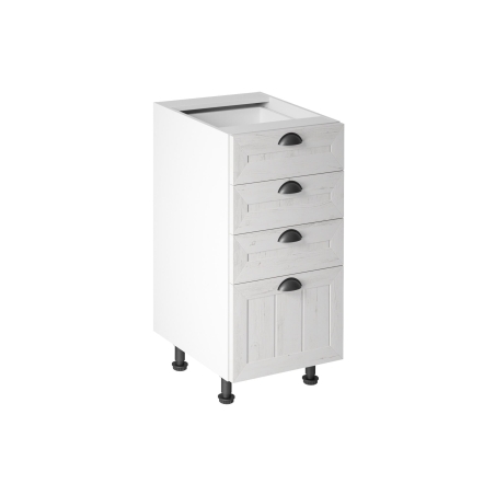 Base cabinet D40S4 with four drawers Provence Gala furniture
