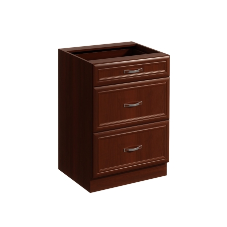 Base cabinet D60S3 with three drawers Sicily Gala furniture