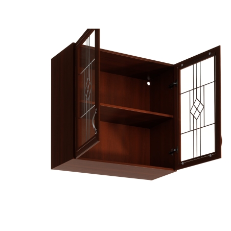 Hanging cabinet G80S two-door glass Sicily Gała Meble