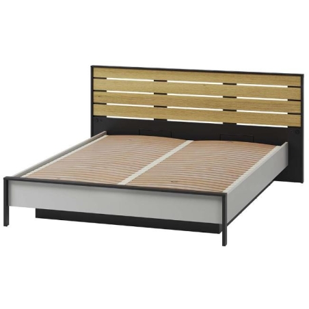 Bed Gris GS-02 (180) Lenart