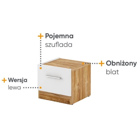 Stolik nocny Dentro DT-03L Lenart