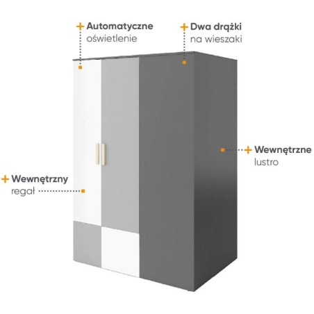 Wardrobe POK PO-00L Lenart