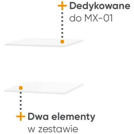 Maxi MX-11 shelves for MX-01 Lenart wardrobe