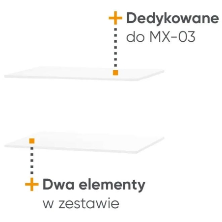 Półki Maxi MX-13 do szafy MX-03 Lenart