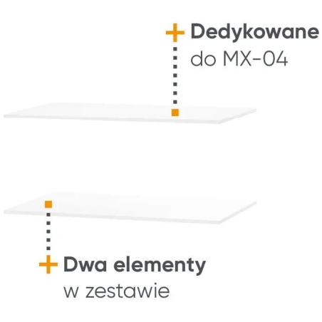 Maxi MX-14 shelves for MX-04 Lenart wardrobe