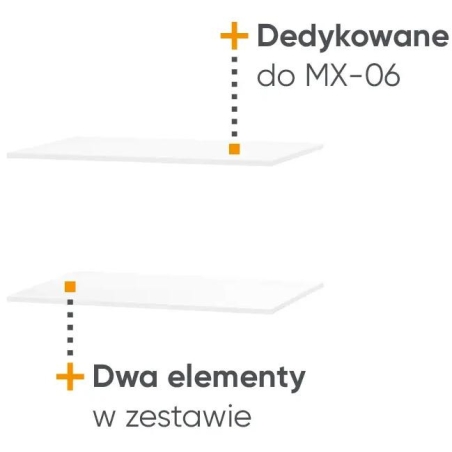 Maxi MX-16 shelves for MX-06 Lenart wardrobe