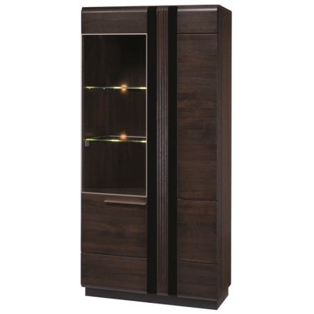 Porti Type 12 Vitrine Chocolate Oak Szynaka Meble