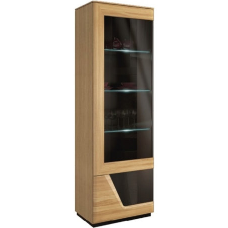 Smart Glass Single Window Right with Lighting Mebin
