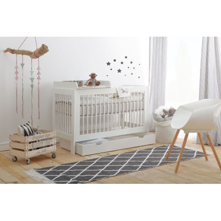 140x70 Basic Pinio changing table for cot