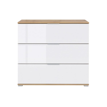 Zele chest of drawers II Black Red White