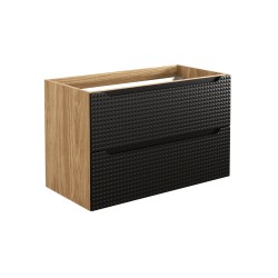 Szafka pod umywalkę LUXOR BLACK 82-90-2S COMAD