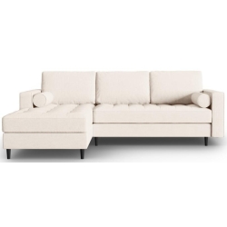 Corner side: Left Kolor tapicerki: shades of beige Structural colours: Light Beige Mel02 