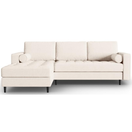 Corner side - Left, colour - shades of beige, Milo Casa structure - Light Beige Mel02