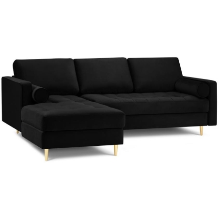 Santo corner sofa in Milo Casa velour fabric