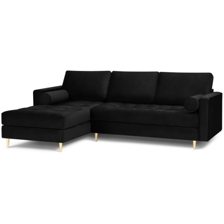 Santo corner sofa in Milo Casa velour fabric