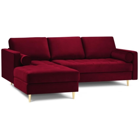 Santo corner sofa in Milo Casa velour fabric