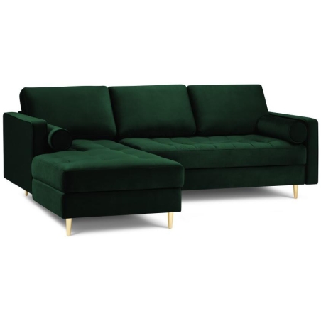 Santo corner sofa in Milo Casa velour fabric