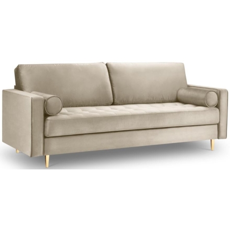 Santo three-seater sofa in Milo Casa velour fabric