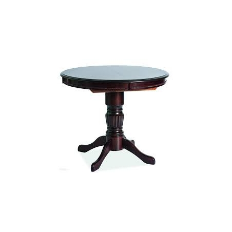 Margo round table dark walnut Signal