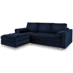 Corner side: Left Kolor tapicerki: navy blue Velour colours: Royal Blue 