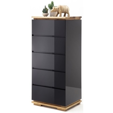 Chiaro 5-drawer chest MC Accent