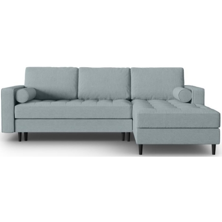 Corner sofa with sleeping function Santo textured fabric + Milo Casa