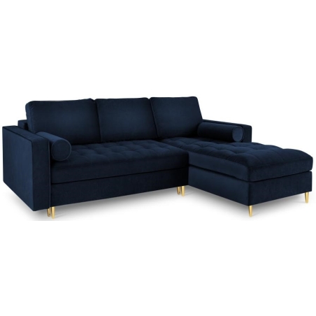 Corner side - Rights, colour - navy blue, Milo Casa velour - Royal Blue