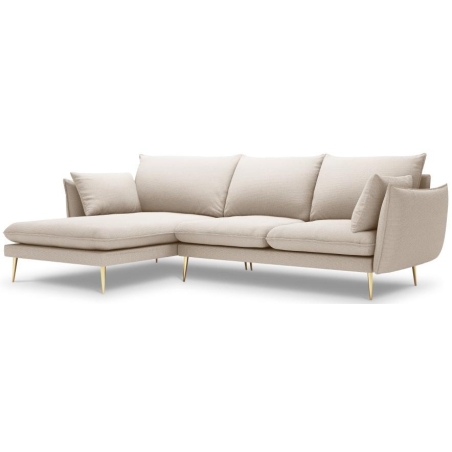 5-seater corner sofa. Elio 251/170 in textured fabric + Milo Casa