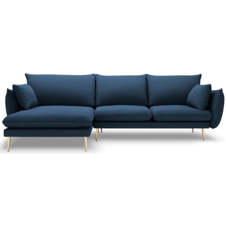 5-seater corner sofa. Elio 251/170 in textured fabric + Milo Casa